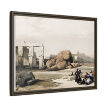 Fragment of the Great Colossi at the Memnonium Thebes illustration by David Roberts (1796–1864)