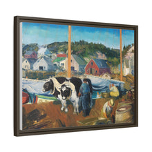 Ox Team, Wharf at Matinicus (1916)