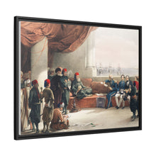 Interview with The Viceroy of Egypt at His palace at Alexandria illustration by David Roberts (1796–1864)