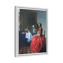 La joven con copa de vino de Johannes Vermeer (ca. 1658-1662)