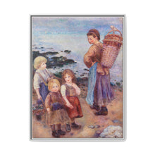 Mussel-Fishers at Berneval (Pêcheuses de moules à Berneval, côte normand) (1879) by Pierre-Auguste Renoir - NOMADEN ART GALLERY