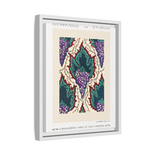 Estampado de pochoir Art Nouveau con estampado de uvas en estilo oriental. Original de nuestra propia edición de 1914 de Samarkande.