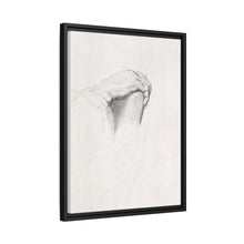 La mano de Poussin, según Ingres (ca. 1875-1877) de Georges Seurat