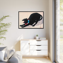 Black Cat Hissing 20th century print in high resolution by Hiroaki Takahashi