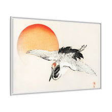 Flying crane by Kōno Bairei (1844-1895)