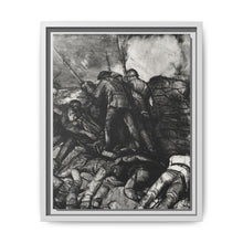 The charge, right detail, second state (1918) print in high resolution by George Wesley Bellows - NOMADEN ART GALLERY
