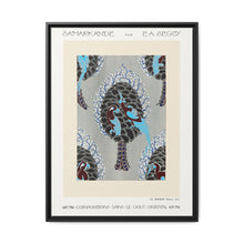 Art Nouveau bird pattern pochoir print in oriental style - NOMADEN ART GALLERY