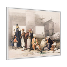 Entrance of the Temple of Amun Thebes illustration by David Roberts (1796–1864)