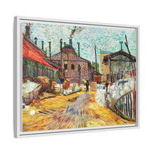 The Factory (1887) by Vincent Van Gogh. Original from the Barnes Foundation. - NOMADEN ART GALLERY