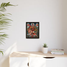 Tse Mara , a form of Dharmapala (protector of teachings), guardian of the Samye Monastery. Gouache painting by a Tibetan artist