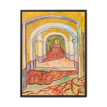 Corridor in the Asylum (1889) by Vincent Van Gogh - NOMADEN ART GALLERY