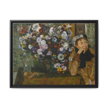 Edgar Degas's A Woman Seated beside a Vase of Flowers (Madame Paul Valpinçon?) - NOMADEN ART GALLERY