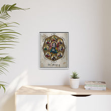 Saint George and Saint Antony of Padua, Saint Catherine of Alexandria, Saint Peter the Apostle, Saint Philomena, Saint Anne, Saint Barbara, Saint John the Baptist and Saint Agnes