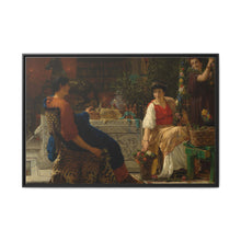 Preparations for the Festivities (The Floral Wreath) (1866) by Sir Lawrence Alma Tadema - NOMADEN ART GALLERY