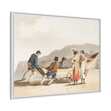 Illustration of fishermen from The Costume of Yorkshire (1814) by George Walker