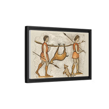 Hunter-Gatherer Mosaic: Vintage Encyclopaedia Art (1891)