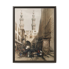 Minarets and grand entrance of the Metwaleys at Cairo illustration by David Roberts (1796–1864) - NOMADEN ART GALLERY