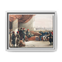 Interview with The Viceroy of Egypt at His palace at Alexandria illustration by David Roberts (1796–1864) - NOMADEN ART GALLERY
