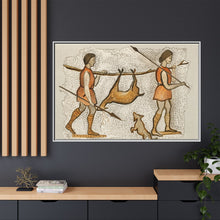 Hunter-Gatherer Mosaic: Vintage Encyclopaedia Art (1891)