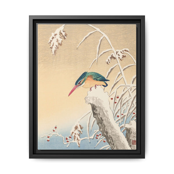 Kingfisher in the snow (1925 - 1936) by Ohara Koson