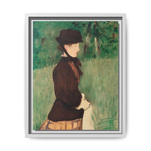 Young Woman in a Garden (Jeune femme dans un jardin), (1879) by Édouard Manet - NOMADEN ART GALLERY