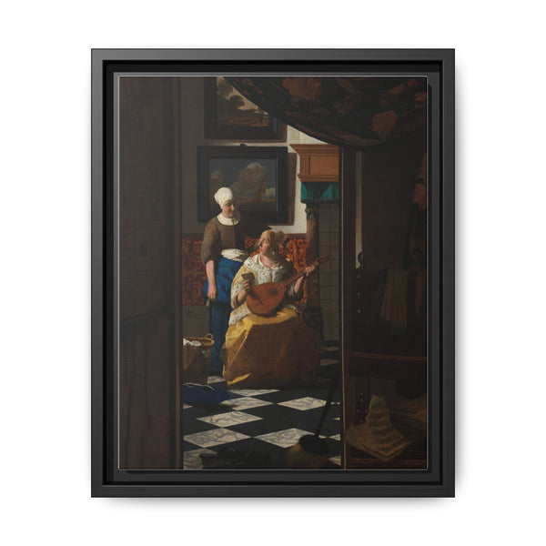 The Love Letter (ca. 1669 –1670) by Johannes Vermeer - NOMADEN ART GALLERY