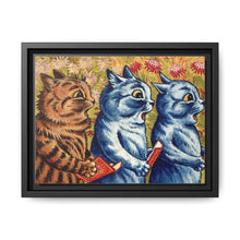Three cats singing. Gouache by Louis Wain, 1925/1939 - NOMADEN ART GALLERY