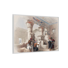 Deir el Medina (Dayr al Madinah) is an ancient Egyptian village which was home to the artisans who worked on the tombs in the Valley of the Kings illustration by David Roberts