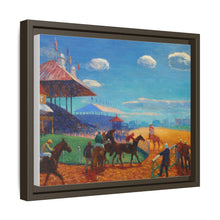 Race Track (1908–1909) vintage painting by William James Glackens