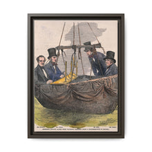 Four men in the basket of a balloon by Mayall. - NOMADEN ART GALLERY