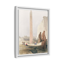Luxor city on the east bank of the Nile River in southern Egypt illustration by David Roberts (1796–1864)