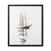 Two–masted Schooner with Dory (1894) by Winslow Homer - NOMADEN ART GALLERY