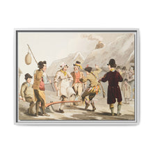 Illustration of the fool plough from The Costume of Yorkshire (1814) by George Walker - NOMADEN ART GALLERY