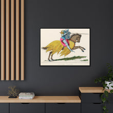 French Knight, 14th Century: Vintage Equestrian Art by Paul Mercuri (1860)