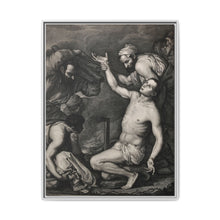 The martyrdom of Saint Laurence of Rome. Etching after J. Ribera. - NOMADEN ART GALLERY