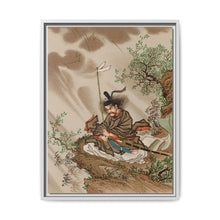 Chinese tales, vintage Japanese painting by G.A. Audsley-Japanese illustration. - NOMADEN ART GALLERY