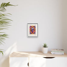 Flower pochoir pattern in Art Nouveau oriental style