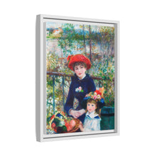Dos hermanas (en la terraza) (1881) de Pierre-Auguste Renoir 