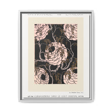 Flower pattern Art Deco stencil print in oriental style. Original from our own 1914 edition of Samarkande - NOMADEN ART GALLERY