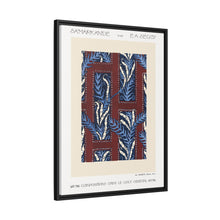 Estampado de pochoir con estampado de flores Art Nouveau en estilo oriental. Original de nuestra propia edición de 1914 de Samarkande.