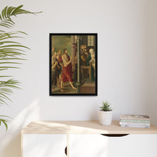 Panel of an Altarpiece with Dispute with the Doctors, on verso is Appearance of Christ to his Mother (c. 1520 - c. 1535) by Master of Alkmaar
