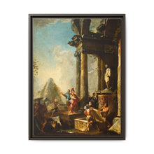 Alexander the Great at the Tomb of Achilles (ca. 1718-1719 (Baroque) by Giovanni Paolo Panini - NOMADEN ART GALLERY
