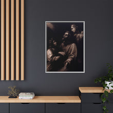 The ecstasy of Saint Francis of Assisi; two angels next to him. Mezzotint by W. Say after L. Carracci