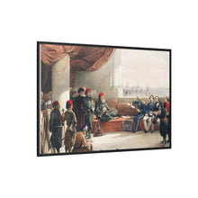 Interview with The Viceroy of Egypt at His palace at Alexandria illustration by David Roberts (1796–1864)