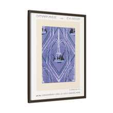 Art Deco fountain pattern pochoir print in oriental style. Original from our own 1914 edition of Samarkande