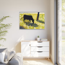 Black Cow in a Meadow (ca. 1881) by Georges Seurat