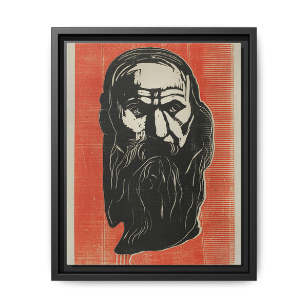 Head of an Old Man with Beard (1902) by Edvard Munch - NOMADEN ART GALLERY