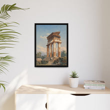 A Temple Ruin in Agrigento (c. 1825) by Carl Wilhelm Götzloff: A Classical Landscape