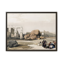 Fragment of the Great Colossi at the Memnonium Thebes illustration by David Roberts (1796–1864) - NOMADEN ART GALLERY