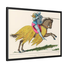 French Knight, 14th Century: Vintage Equestrian Art by Paul Mercuri (1860)